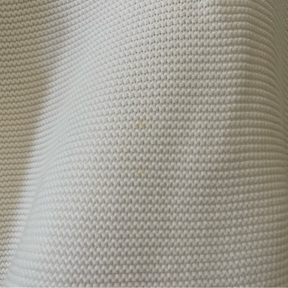 Everlane Sweater The Link Stitch V-Neck Cotton Classic Clean Girl Oversized Med - Picture 11 of 13